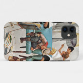 美容院で眠っているカウボーイ Case-Mate iPhoneケース (裏面(横))