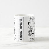 美容院と苦闘 コーヒーマグカップ (中央)