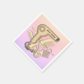 美容院のナプキン スタンダードカクテルナプキン (角)