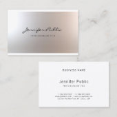 美容院のメーキャップアーティストのエレガントで素晴らしく魅力的な平野 名刺 (正面/裏面)