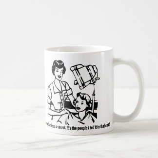 美容院のユーモア-当然私は秘密を保ってもいいです コーヒーマグカップ
