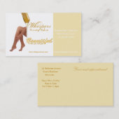 美容院の名刺 予約カード (正面/裏面)