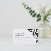 美容院の名刺 名刺 (スタンド正面)