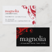 美容院の名刺 名刺 (正面/裏面)