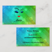 美容院の名刺 名刺 (正面/裏面)