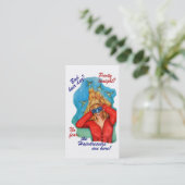 美容院の名刺 名刺 (スタンド正面)