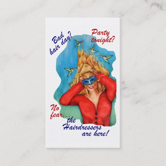 美容院の名刺 名刺 (正面)