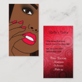 美容院の名刺 名刺 (正面/裏面)