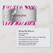 美容院の名刺 名刺 (正面/裏面)