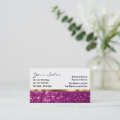 美容院の名刺 名刺 (スタンド正面)