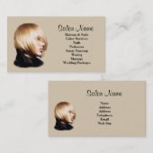 美容院の名刺 名刺 (正面/裏面)