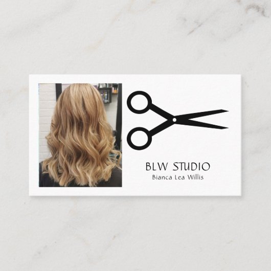 美容院の名刺 名刺 (正面)