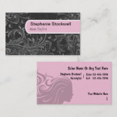 美容院の名刺 名刺 (正面/裏面)