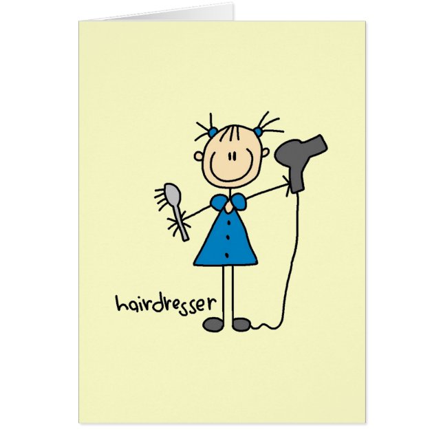 美容院の棒の姿 (正面)