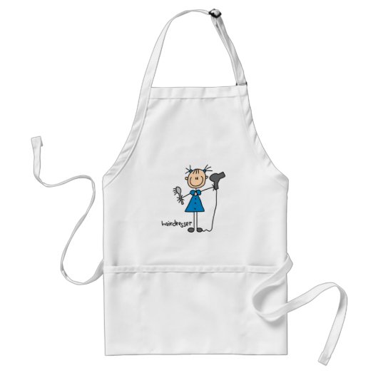 美容院の棒の姿 スタンダードエプロン (正面)