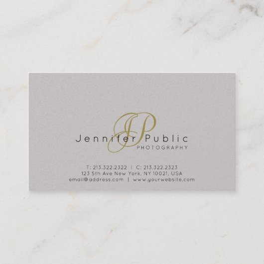 美容院の美容師のカメラマンの贅沢 名刺 (裏面)