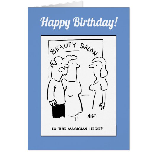 美容院の誕生日 - 夫はマジシャンを求める (正面)
