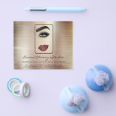 美容院プライス一覧バララッシュブローメイクアップリップ チラシ (シングル)