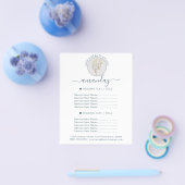 美容院再開 ロゴ QRコード 価格 白 チラシ (シングル)