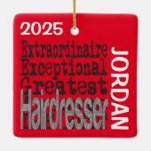 美容院外科カスタム セラミックオーナメント (裏面)