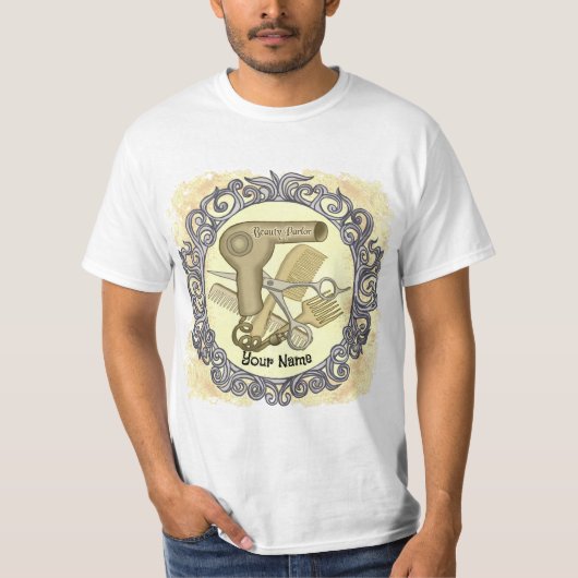 美容院美容師Tシャツ Tシャツ (正面)
