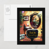 美容院　ご利用ありがとうございました ポストカード (正面/裏面)