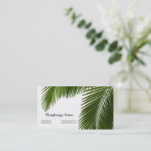 美容院/ハウスボート旅行のスパ/花屋カード 名刺 (スタンド正面)