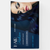 美容院　ヘアカット　ハサミ　美容師　モダン 横断幕 (縦)