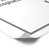 美容院　ヘアサロン　料金表　ポスター ポスター (角)