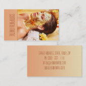 美容院/マッサージは/リラックスしましたり/スパのホテル 名刺 (正面/裏面)