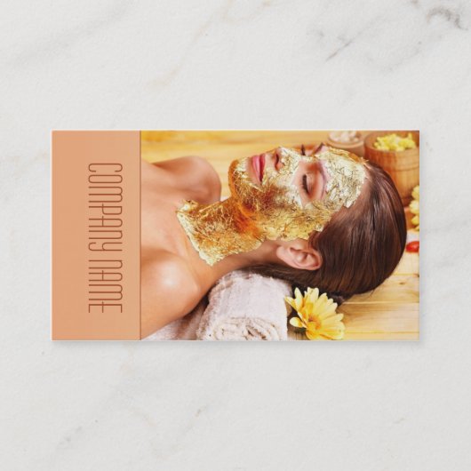 美容院/マッサージは/リラックスしましたり/スパのホテル 名刺 (正面)