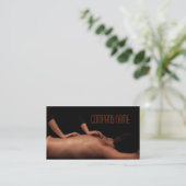 美容院/マッサージは/リラックスしましたり/スパの家 名刺 (スタンド正面)