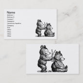 美容院 名刺 (正面/裏面)