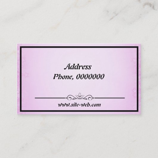 美容院 名刺 (裏面)