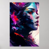 美少女ポートレートポスター ポスター (正面)