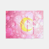 美少女戦士セーラームーンの引用文毛布 フリースブランケット (正面(横))