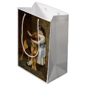 美少女読の犬抱き枕 ミディアムペーパーバッグ (裏面アングル)