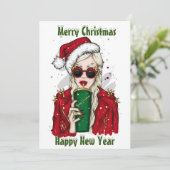 美少女 フラット ホリデー カード (スタンド正面)