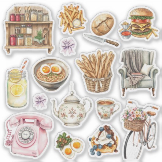 美意識の極み: ミニマルステッカーパック シール (正面)