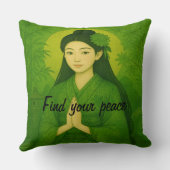 美意識カスタムミニマルな美容禅 クッション (裏面)