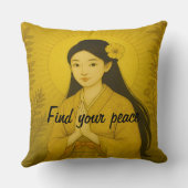 美意識カスタムミニマルな美容禅 クッション (裏面)