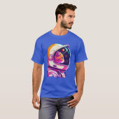 美意識 Vaporwave 宇宙 猫 80年代 90年代 宇宙飛行士 フレンズ Tシャツ (正面フル)