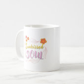 美感を刺激する名言マグカップ コーヒーマグカップ (正面左)