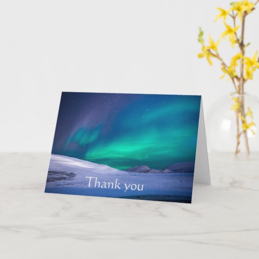 美感謝していしいノーザンライトウィンター聖なる書物、 経典 カード (黄色い花)