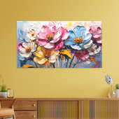 美数々の色抽象芸術絵を描 キャンバスプリント (インサイチュ (リビング))