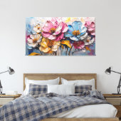 美数々の色抽象芸術絵を描 キャンバスプリント (インサイチュ (寝室))