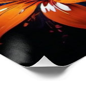 美数々の色花デザイン-32908 ポスター (コーナー)