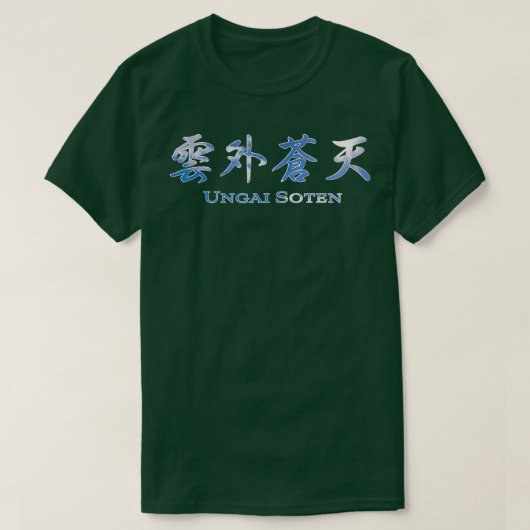 美日本のしい（雲外双天） Tシャツ (デザイン正面)