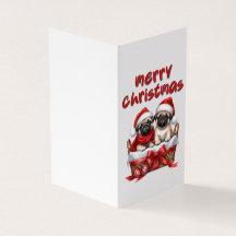 美犬クリスマスカード