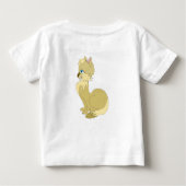 美猫ベビーTシャツ ベビーTシャツ (裏面)